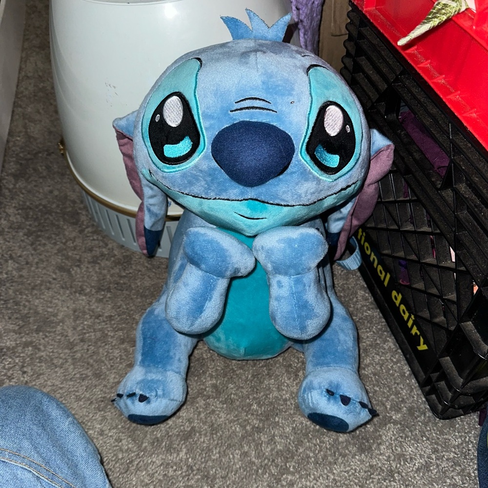 Disney Stitch plush backpack